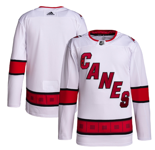 Men's Carolina Hurricanes Blank White Stitched NHL Jersey